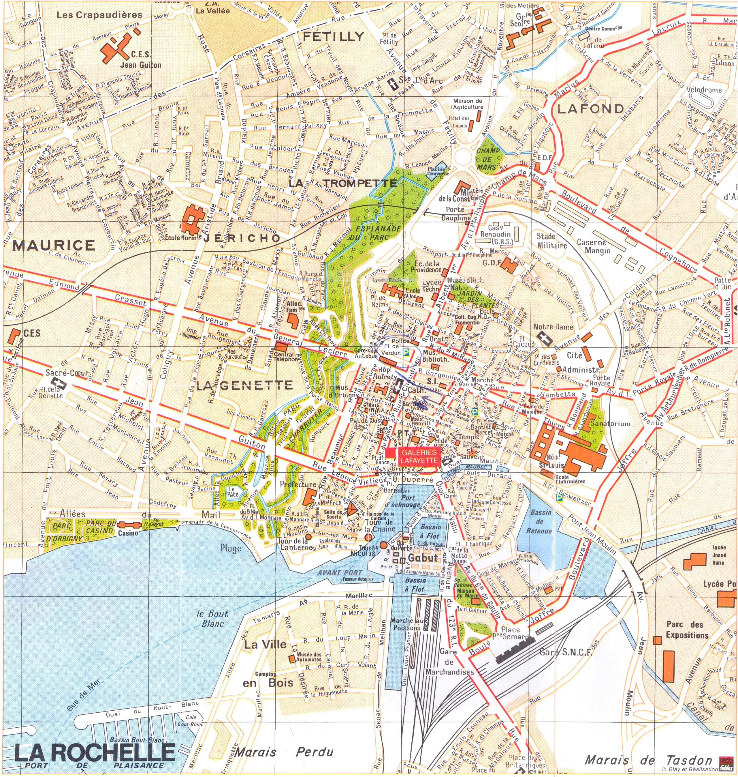 La Rochelle map